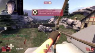 Team Fortress 2: Degroot Keep Huntsman Sniper Live Commentary -HD-