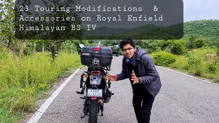 23 Touring Modifications and Accessories on the Royal Enfield Himalayan BS IV ABS