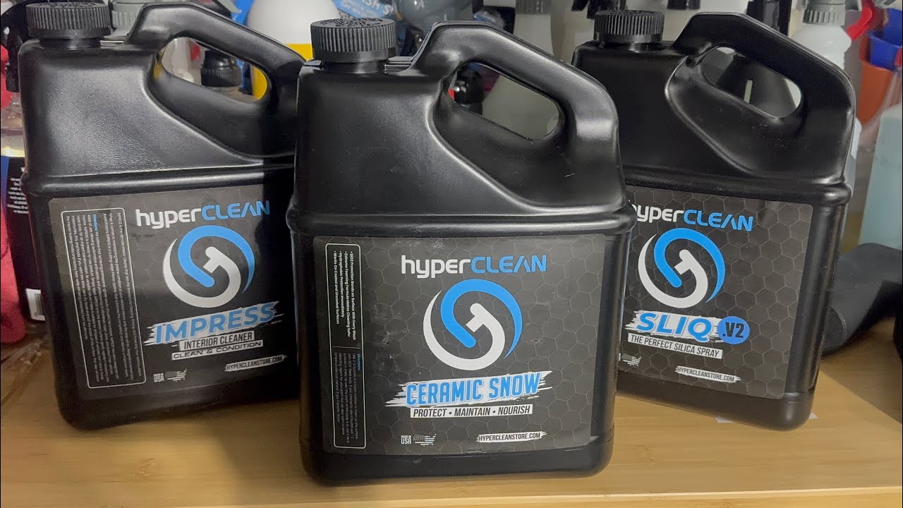 HyperClean Ceramic Snow/ Car Wash Shampoo/ Hydrophobic/ Ceramic Infused ...