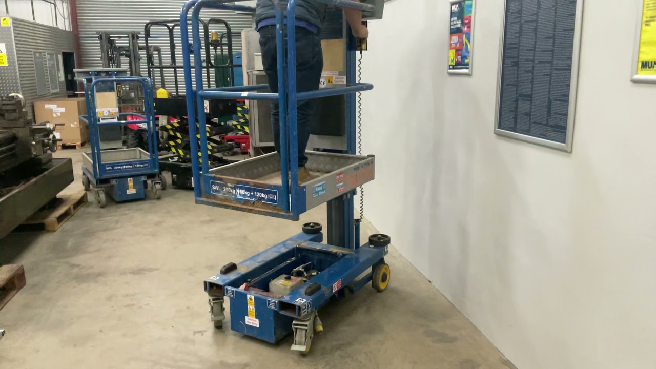 Lot 349 Nano Power Tower Personnel Lift