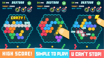 Hex Puzzle Classic Android IOS Gameplay