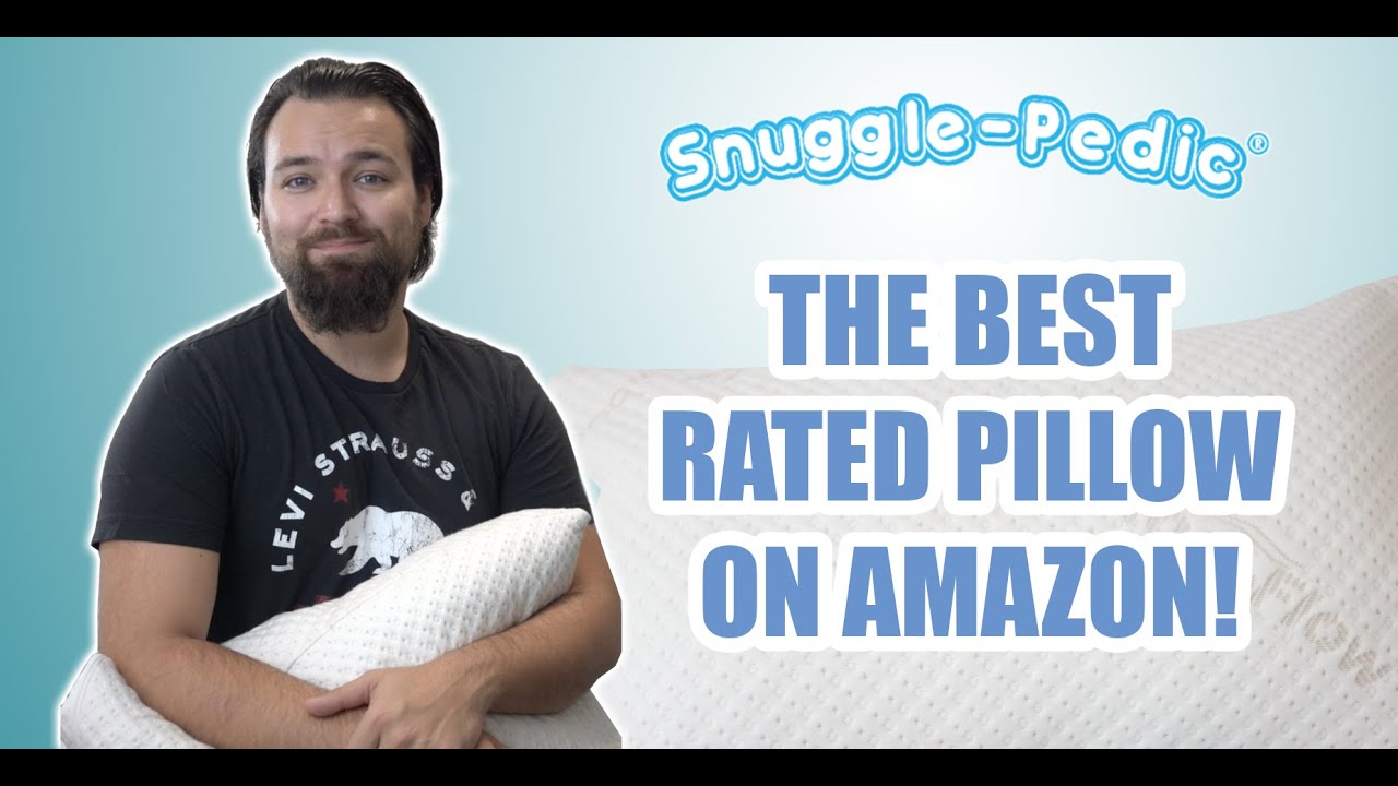 Snuggle-Pedic Adjustable Cooling Pillow - Shredded Memory Foam Pillows for  Side, Stomach & Back Sleepers - Fluffy or Firm - Keeps Shape - College Dorm  Room Essentials for Girls and Guys - King