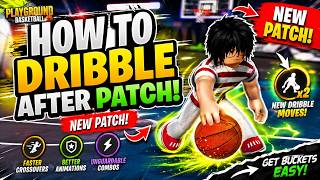 #1 DRIBBLE TUTORIAL 🔥AFTER HELLSPIN WAS REMOVED!! In Playground Basketball on ROBLOX!!!