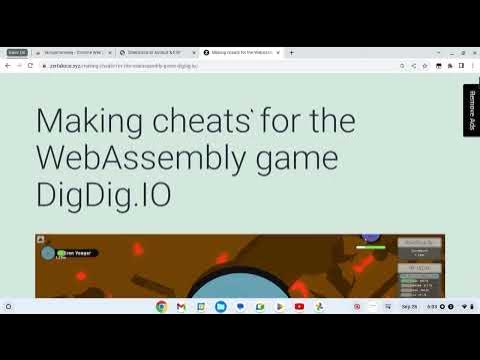 Making cheats for the WebAssembly game DigDig.IO