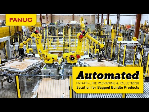 Robotic Tray Forming, Packing, and Palletizing – End-of-Line Automation