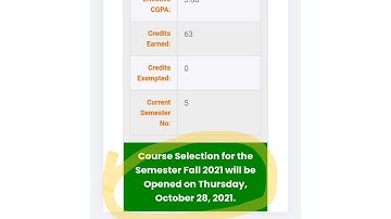 Vu Course Selection date extended||course slection date extend||Vu Knowledge