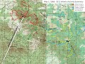 May 1st 1968  map summary of the activities of the 312 infantry