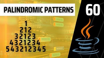 Java 60 • Palindromic Patterns with number in Java
