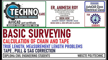 Problem on Chain & Tape Correction Class 01 2023 _SAG-PULL CORRECTION_3rd Sem DCE_Basic Survey 2023