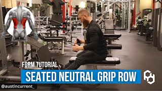 Seated Horizontal Cable Row for Lats | Setup, Technique, & Common Mistakes