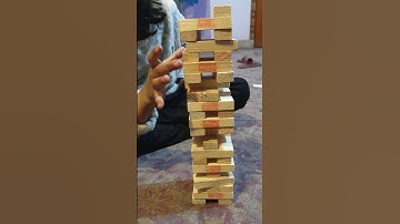 Jenga Block Game viral EP4 AANKH Song #2025 #jengagame #jengachallenge #ytshorts #2025