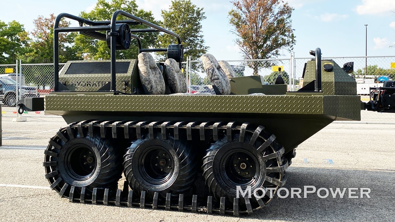 Hydratrek Cm66 Amphibious All Terrain Atv Youtube 