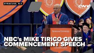 NBC s Mike Tirico speaks at Syracuse University 2026 Commencement