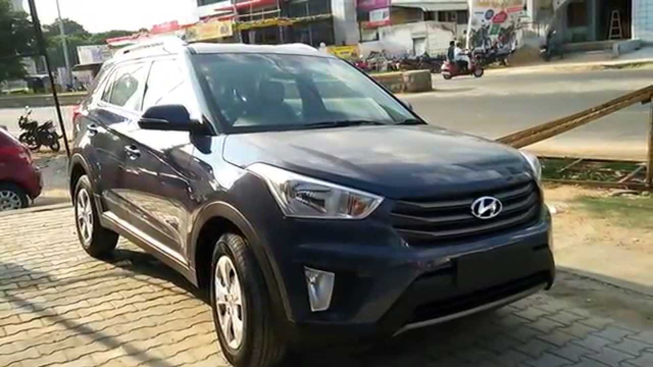 Hyundai Creta Mystic blue 1.6 S petrol | Colours - YouTube