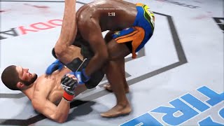 Khabib vs. Kevin Randelman - EA Sports UFC 4 - Champion Fight