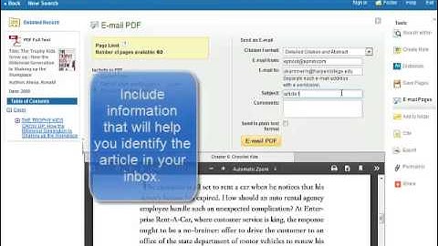 Finding an ebook chapter