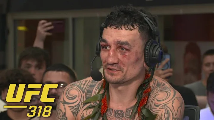 Max Holloway calls Dustin Poirier the BMF following their UFC 318 fight | ESPN MMA