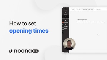 How to set opening times - Noona HQ