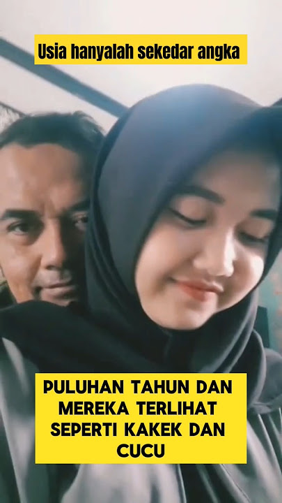 pasangan beda usia romantis bikin jomblo baper ‼️‼️ #romantis #cinta #merayutuhan #pasanganviral