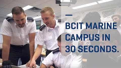 BCIT Marine Campus tour in 30 seconds