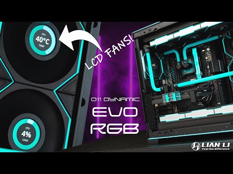 O11 EVO RGB with LCD Fans - 14900K high end build