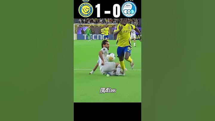 Ronaldo Scores! | Al Nassr Esteghlal  Highlights Champions League Elite #football #youtube #shorts