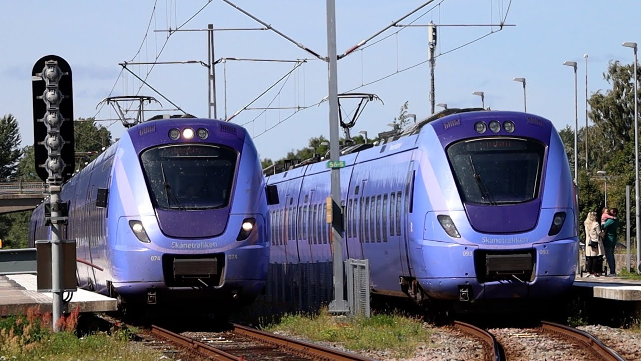 Pågatåg på Österlenbanan | Ystad - Simrishamn