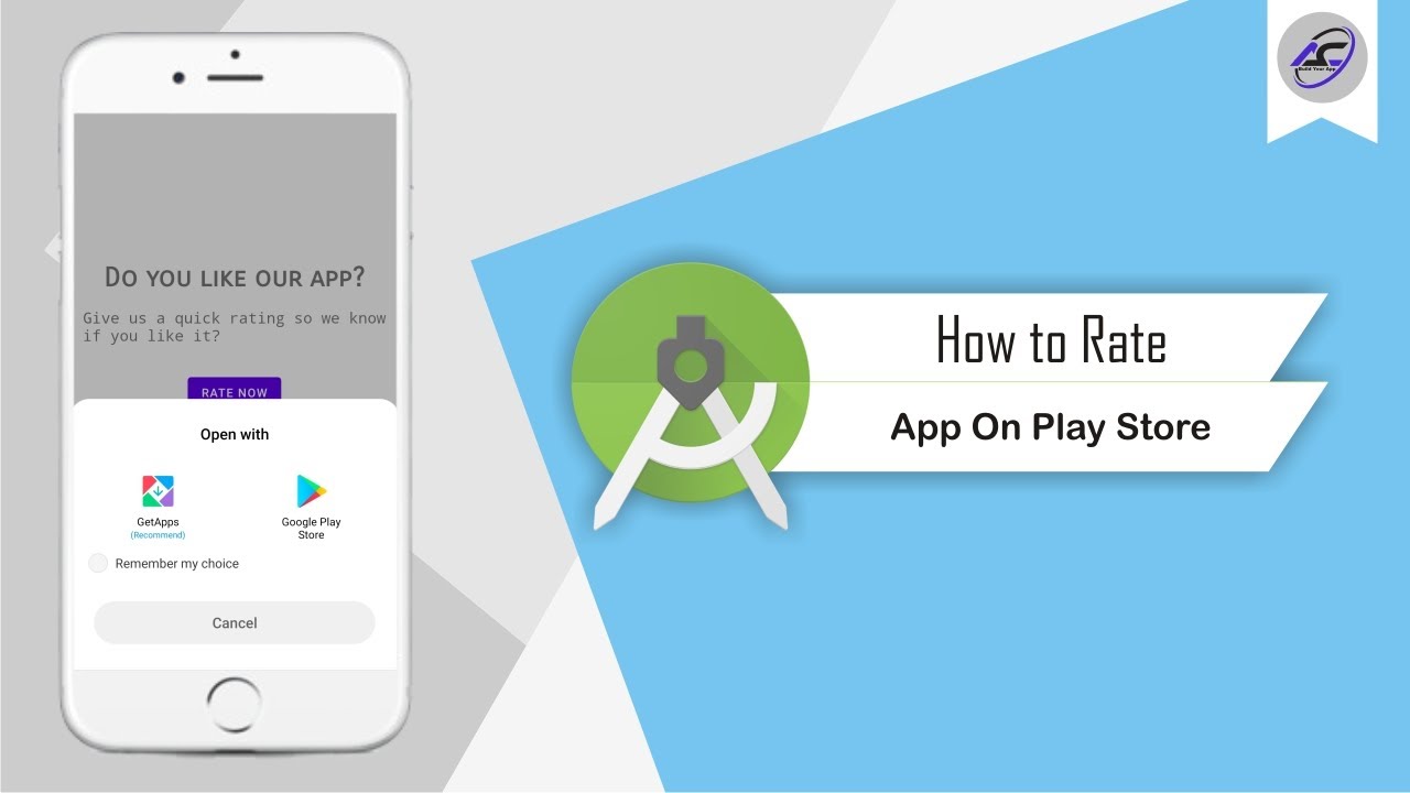 How To Rate App On Play Store In Android Studio | Rateapp | Android Coding