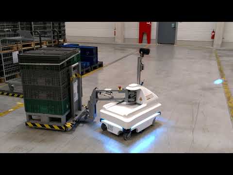 Unser J K Palettentransporter Fur Mir Roboter Youtube