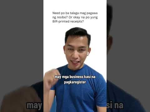 BIR-Printed Receipt for