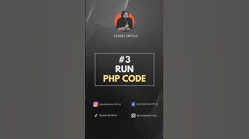 #3 PHP Tutorials| Run PHP code