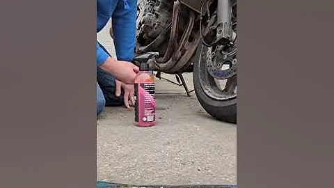 Dr Downpipe Motorcycle Exhaust Cleaner Demo #detailing #motorcycle #motorcyclewash