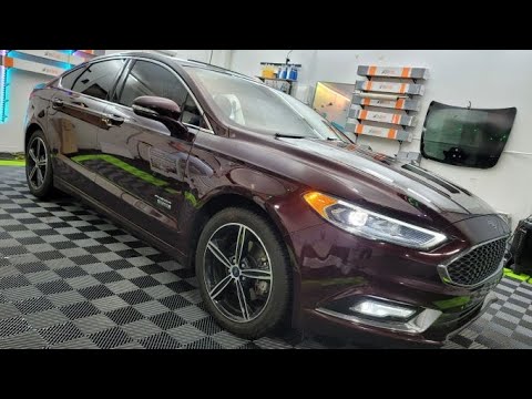 Window Tint Removal With 20 & 5% Carbon Tint - Ford Fusion