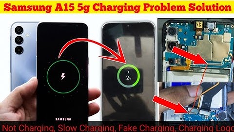 Samsung A15 Charging Problem | Samsung A15 Stuck On Charging Logo | Samsung A15 Slow Charging Jumper