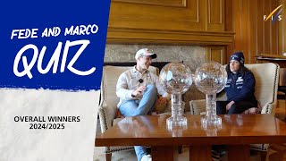 Celebrity THE ULTIMATE WORLD CUP QUIZ | With Federica Brignone & Marco Odermatt | Overall Winners 2024/2025 🏆 Profile