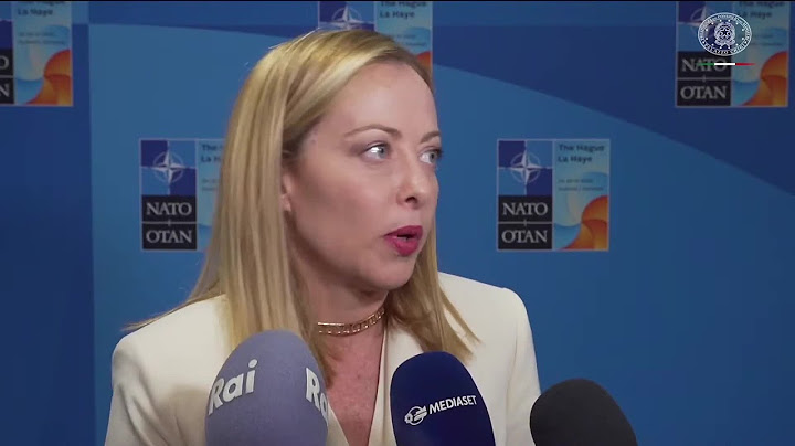 Meloni: "Spagna? Ha fatto come noi, il testo della Nato è lo stesso"