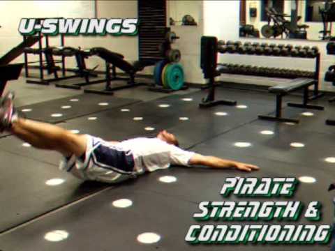 Pirate Strength and Conditioning, Core, U-Swings