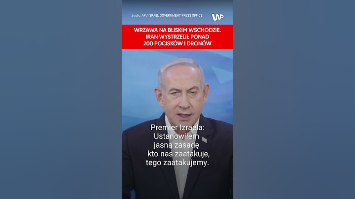 Setki dronów i pocisków. Zmasowany atak Iranu na Izrael