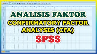Analisis Faktor dengan SPSS ➡️ Confirmatory Factor Analysis (Uji CFA) SPSS‼️ screenshot 4
