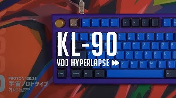 KL-90 Sound Test w/ 67g Tangerine Switches + Build Vod