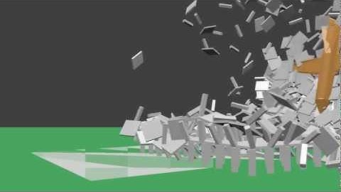 building demolished blender animation