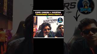 RAISTAR FACE REVEAL 😍 RAISTAR &amp; GYAN GAMING TOURNAMENT WATCH PARTY #shorts #raistar #gyangaming