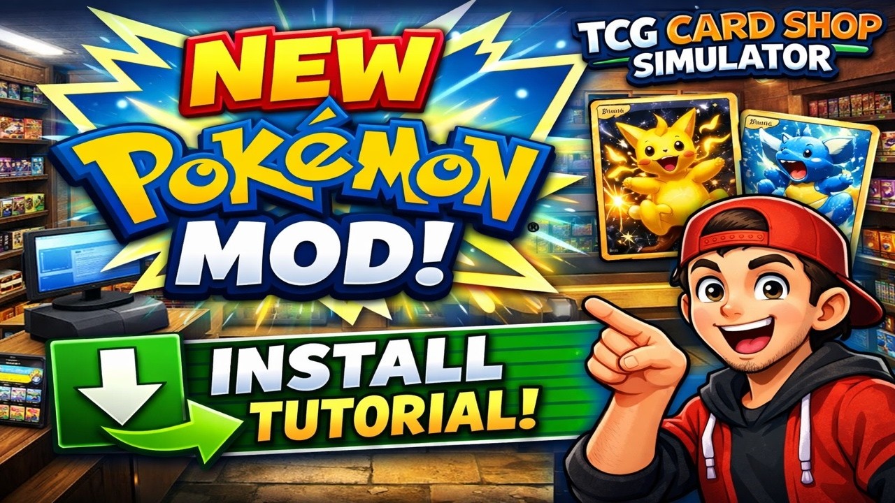 NEW Pokémon Mod for TCG Card Shop Simulator – How to Download & Install ...