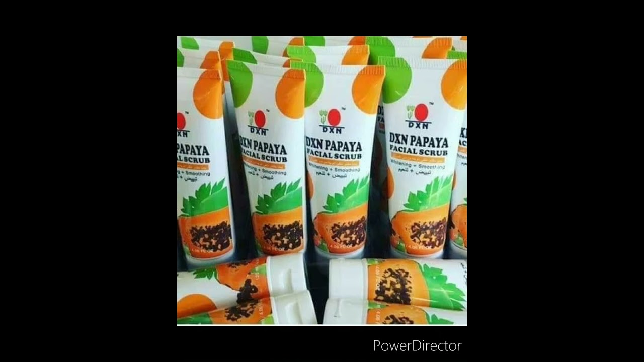 dxn alovera and papaya facial scrub