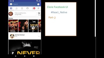 Clone Facebook UI #React_Native Part 2