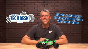 How to set your gear mesh on a Arrma Grom with motor plates