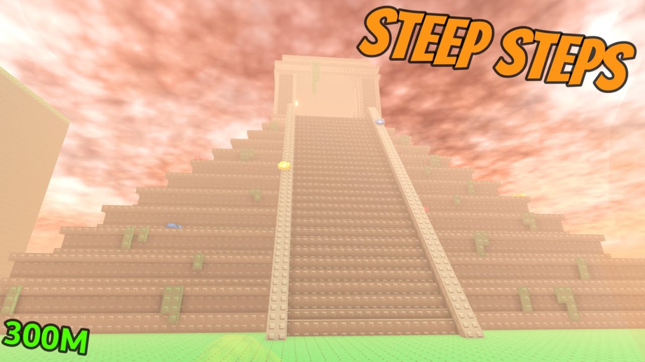 I made it to the top of steep steps again(until the next update) : r/roblox