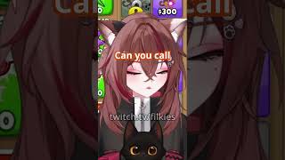 BLACK CAT PLEASE I'LL BARK #shorts  #vtuber #twitch #marvelrivals #twitch