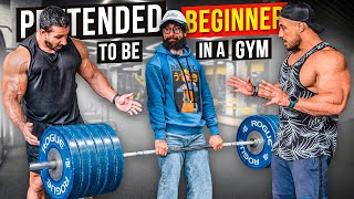 They Never Thought I COULD DO THIS... | Pretended to be a BEGINNER in a GYM #7