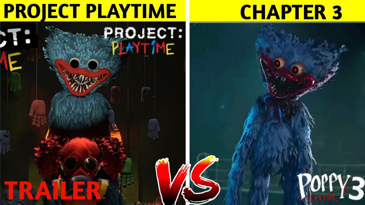 PROJECT PLAYTIME VS POPPY PLAYTIME CHAPTER 3 TRAILER which is BETTER?/ project playtimetrailer/poppy 